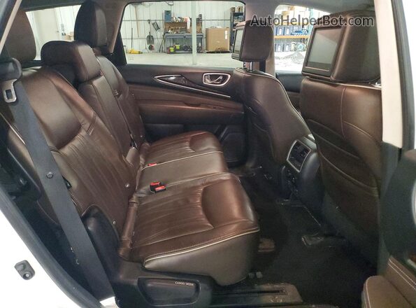 5N1DL0MM2KC523667 2019 INFINITI QX60 White Rear interior view