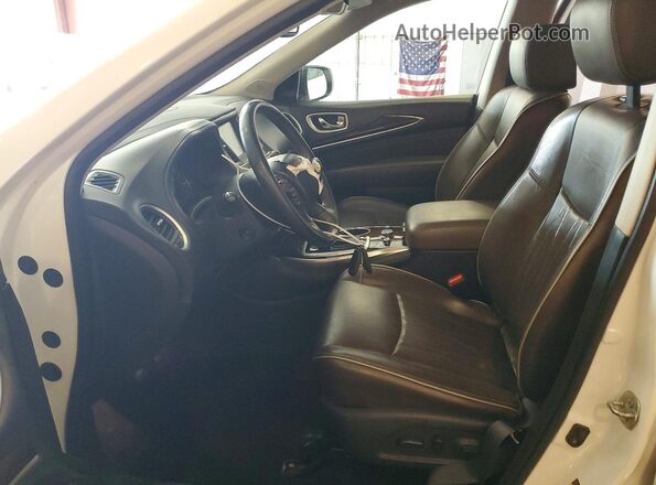5N1DL0MM2KC523667 2019 INFINITI QX60 White Front interior view
