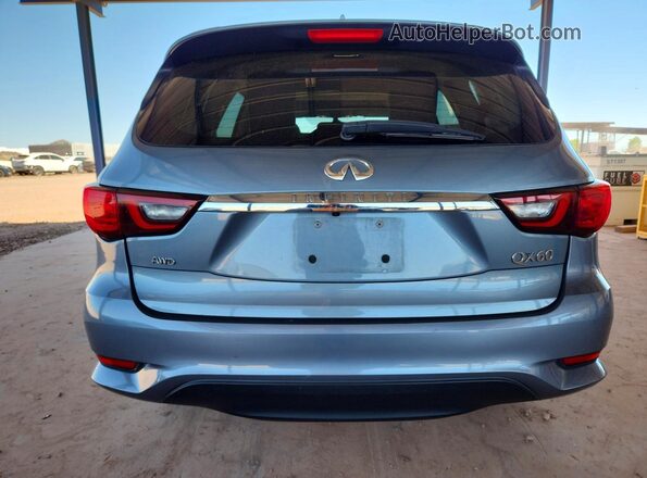 5N1DL0MM2KC553090 2019 INFINITI QX60 Gray Rear view