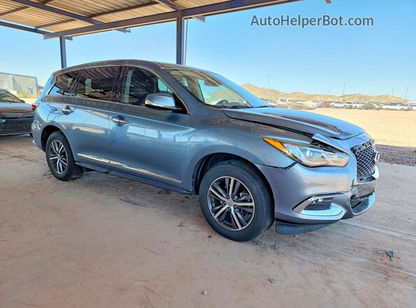 5N1DL0MM2KC553090 2019 INFINITI QX60 Gray Front right