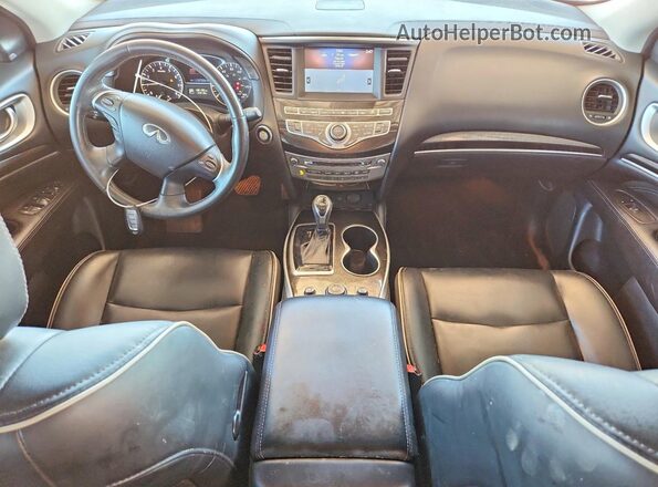 5N1DL0MM2KC553090 2019 INFINITI QX60 Gray Dashboard view
