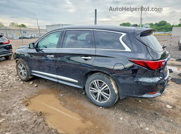 5N1DL0MM2KC554451 2019 INFINITI QX60 Black Հետևի ձախ