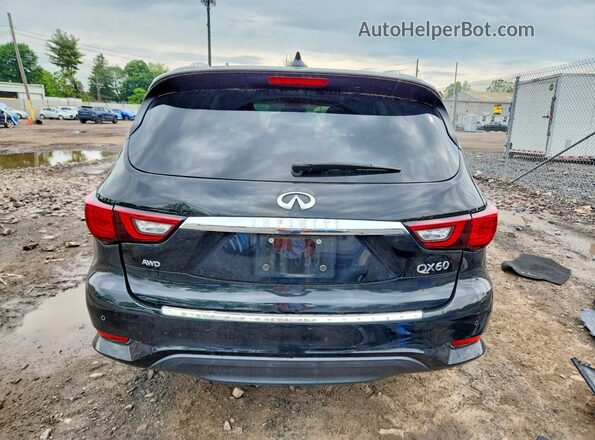5N1DL0MM2KC554451 2019 INFINITI QX60 Black Հետևի տեսք
