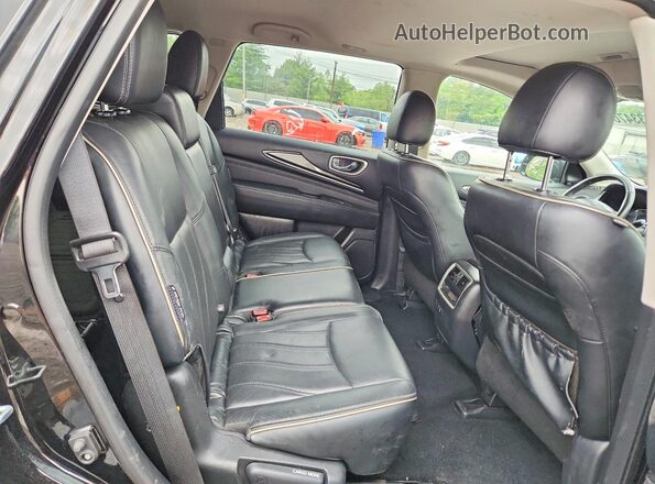 5N1DL0MM2KC554451 2019 INFINITI QX60 Black Սալոնի հետևի տեսք