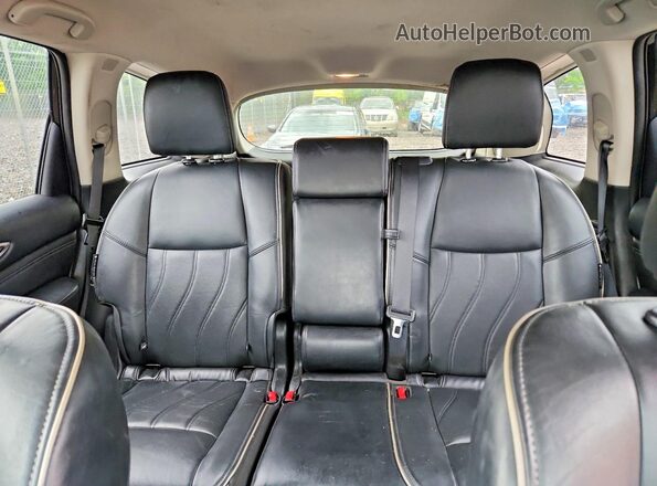 5N1DL0MM2KC554451 2019 INFINITI QX60 Black Հետևի նստատեղերի տեսք