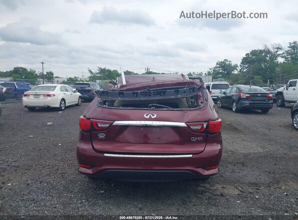 5N1DL0MM2KC558676 2019 INFINITI QX60 Maroon 