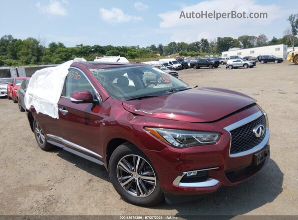 5N1DL0MM2KC558676 2019 INFINITI QX60 Maroon 