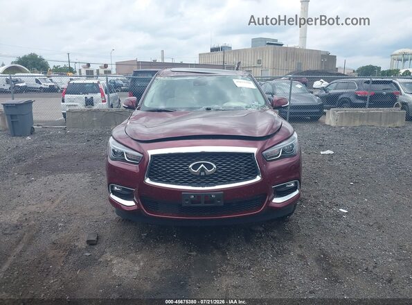 5N1DL0MM2KC558676 2019 INFINITI QX60 Maroon Widok zestawu wskaźników