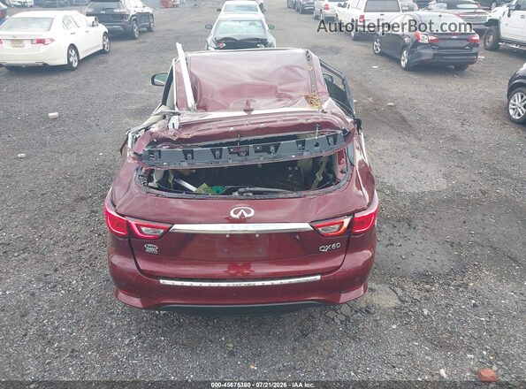 5N1DL0MM2KC558676 2019 INFINITI QX60 Maroon Widok z przodu