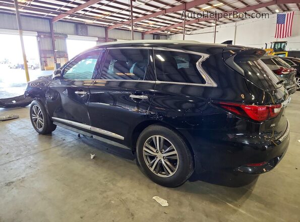 5N1DL0MM2KC562436 2019 INFINITI QX60 Black Հետևի ձախ