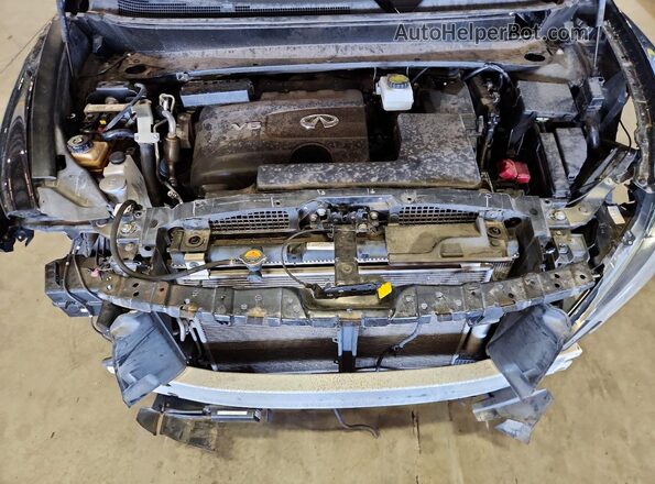 5N1DL0MM2KC562436 2019 INFINITI QX60 Black Շարժիչի բաժամունքի տեսք