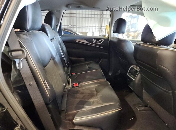 5N1DL0MM2KC562436 2019 INFINITI QX60 Black Սալոնի հետևի տեսք