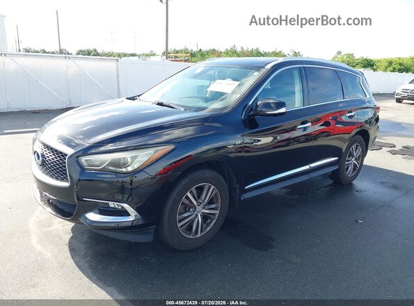 5N1DL0MM2LC507955 2020 INFINITI QX60 Black Vista tres cuartos delantera izquierda