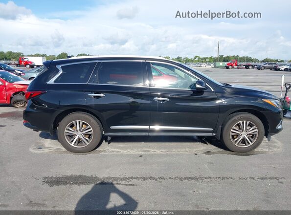 5N1DL0MM2LC507955 2020 INFINITI QX60 Black Vista interior trasera
