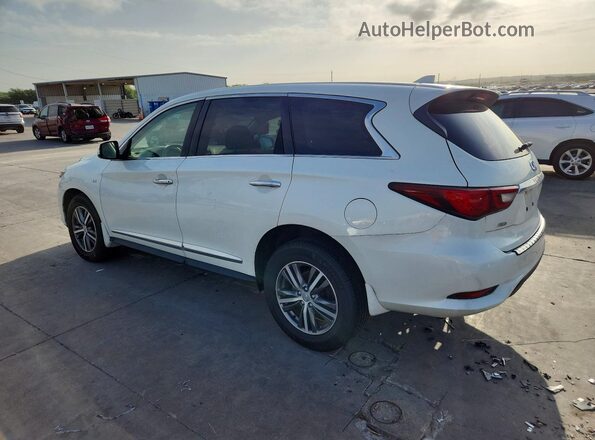 5N1DL0MM2LC520401 2020 INFINITI QX60 Белый Задняя правая четверть
