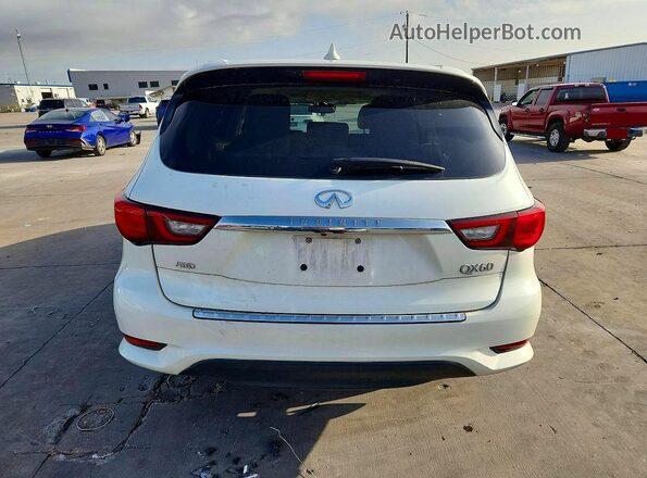 5N1DL0MM2LC520401 2020 INFINITI QX60 Белый Вид задних сидений