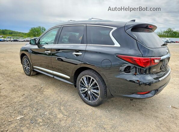 5N1DL0MM2LC538817 2020 INFINITI QX60 Black უკანა მარცხენა