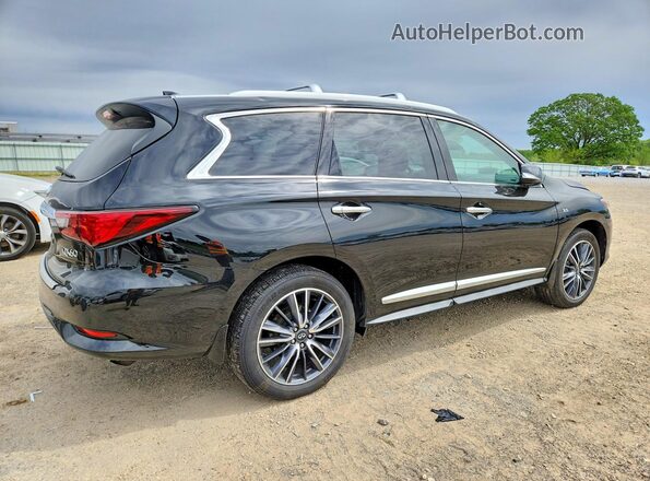 5N1DL0MM2LC538817 2020 INFINITI QX60 Black უკანა მარჯვენა
