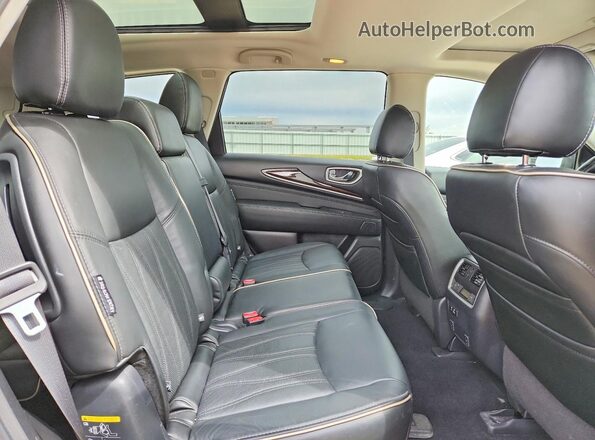 5N1DL0MM2LC538817 2020 INFINITI QX60 Black უკანა სალონის ხედი