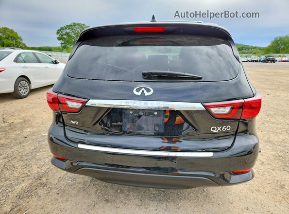 5N1DL0MM2LC538817 2020 INFINITI QX60 Black უკანა ხედი