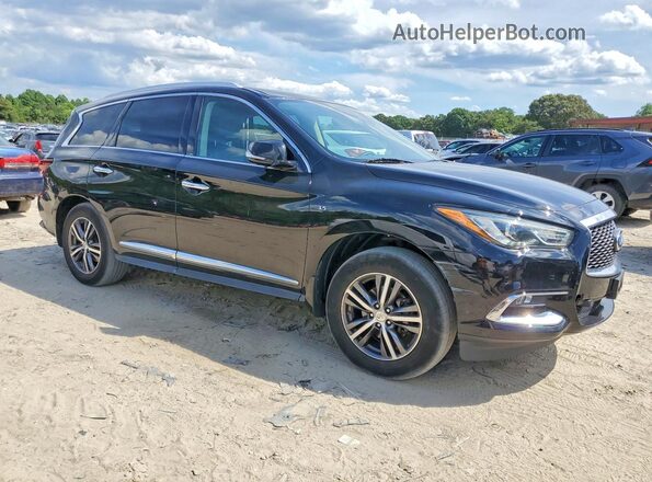 5N1DL0MM3HC506448 2017 INFINITI QX60 Black Przód prawy