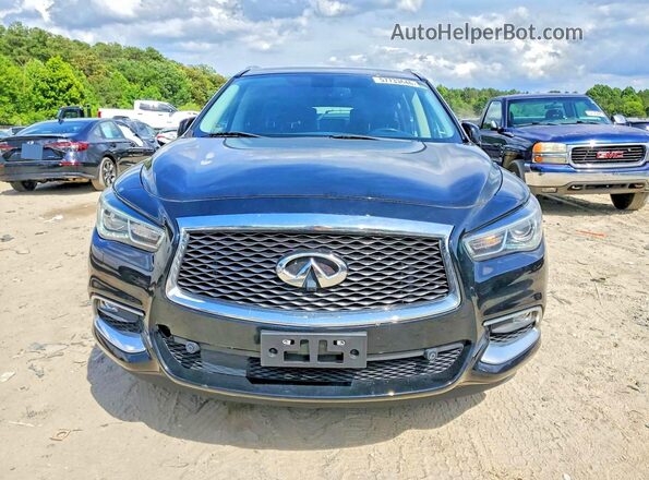 5N1DL0MM3HC506448 2017 INFINITI QX60 Black Widok z przodu