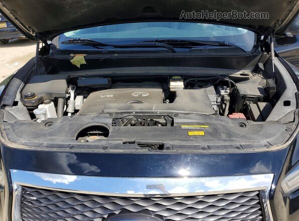 5N1DL0MM3HC506448 2017 INFINITI QX60 Black Widok komory silnika