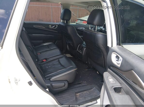 5N1DL0MM3HC520334 2017 INFINITI QX60 White Widok naklejki z numerem VIN