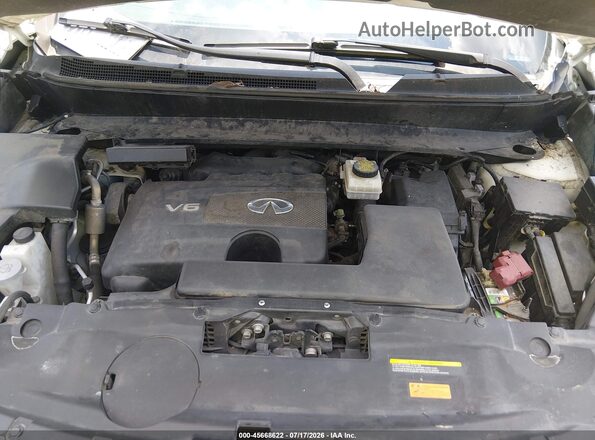 5N1DL0MM3HC520334 2017 INFINITI QX60 White Widok z tyłu