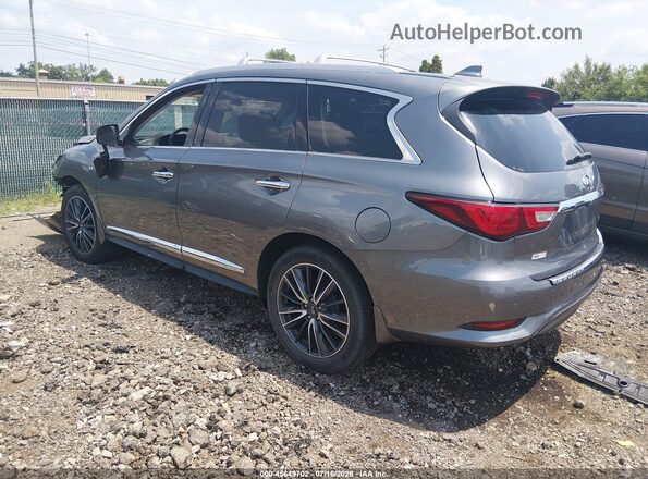 5N1DL0MM3HC523590 2017 INFINITI QX60 Gray Trasero izquierdo