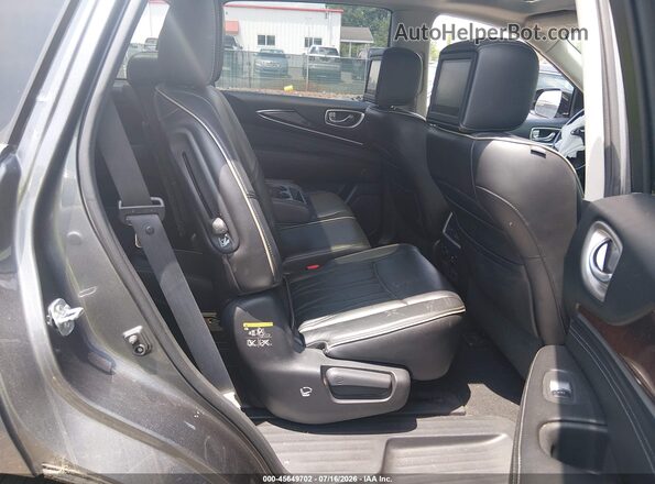 5N1DL0MM3HC523590 2017 INFINITI QX60 Gray Vista de la etiqueta del VIN