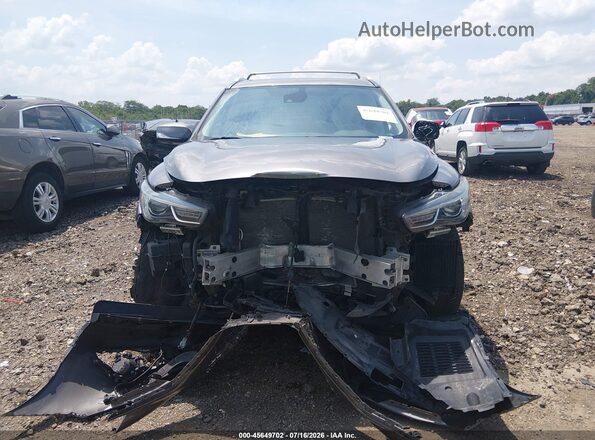 5N1DL0MM3HC523590 2017 INFINITI QX60 Gray Vista frontal