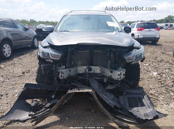 5N1DL0MM3HC523590 2017 INFINITI QX60 Gray Vista interior trasera