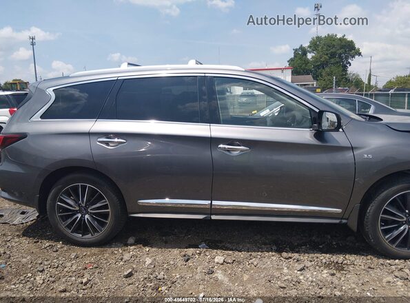 5N1DL0MM3HC523590 2017 INFINITI QX60 Gray Vista interior de 360 grados
