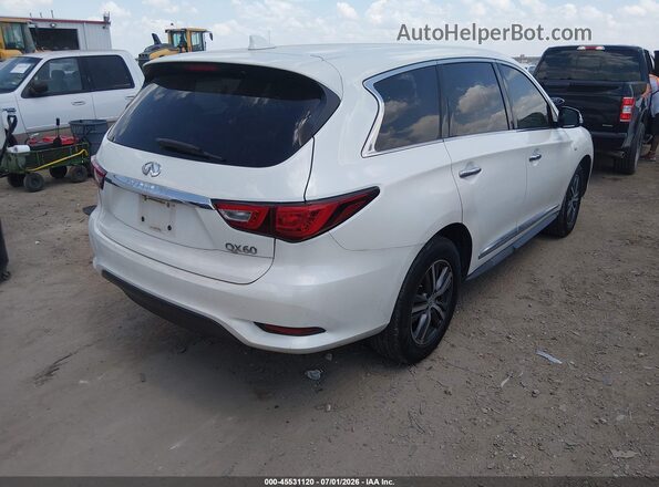 5N1DL0MM3HC526280 2017 INFINITI QX60 White Rear right