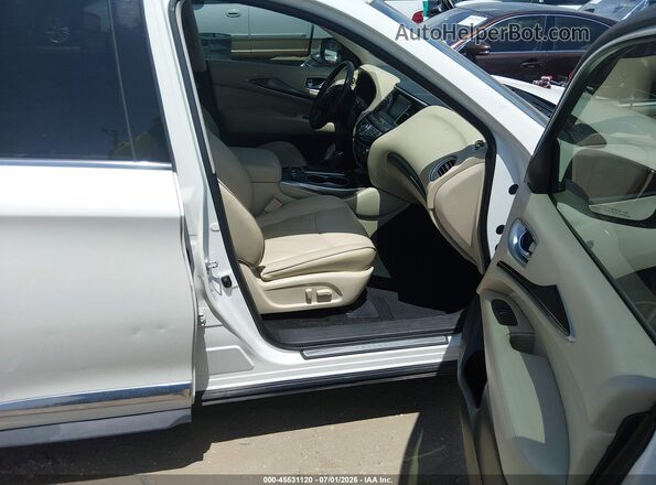 5N1DL0MM3HC526280 2017 INFINITI QX60 White Front interior view