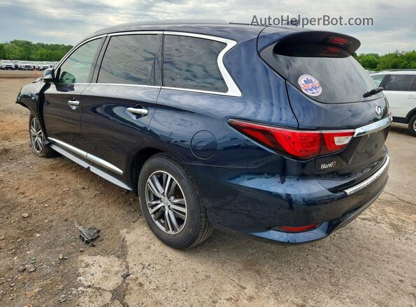 5N1DL0MM3HC527283 2017 INFINITI QX60 Blue Հետևի ձախ