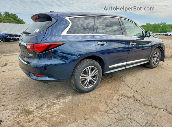 5N1DL0MM3HC527283 2017 INFINITI QX60 Blue Հետևի աջ
