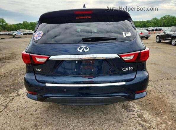 5N1DL0MM3HC527283 2017 INFINITI QX60 Blue Հետևի տեսք