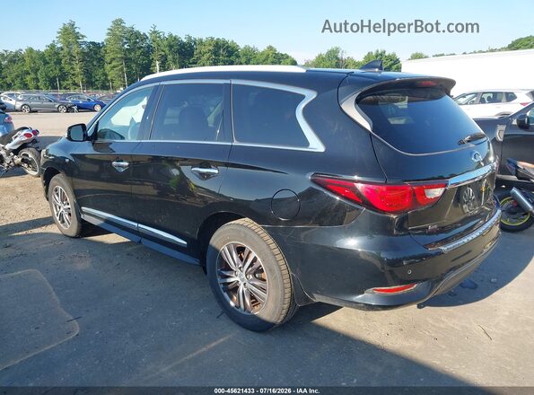 5N1DL0MM3HC561370 2017 INFINITI QX60 Black Trasero izquierdo