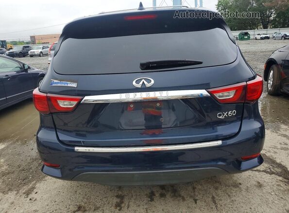 5N1DL0MM3JC504768 2018 INFINITI QX60 Синий Вид сзади