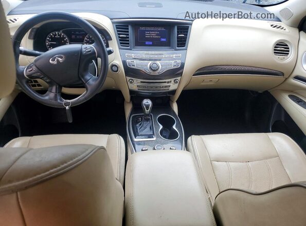 5N1DL0MM3JC504768 2018 INFINITI QX60 Синий Вид панели приборов