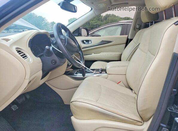 5N1DL0MM3JC504768 2018 INFINITI QX60 Синий Вид салона спереди