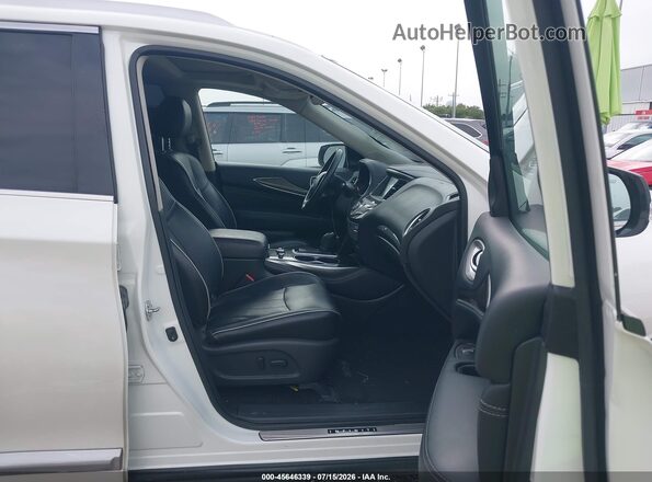 5N1DL0MM3JC513390 2018 INFINITI QX60 White Widok wnętrza z przodu