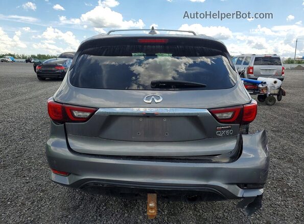 5N1DL0MM3KC511348 2019 INFINITI QX60 Gray Rear view
