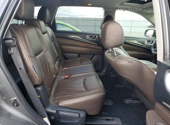 5N1DL0MM3KC511348 2019 INFINITI QX60 Gray Rear interior view