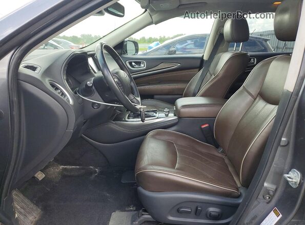 5N1DL0MM3KC511348 2019 INFINITI QX60 Gray Front interior view