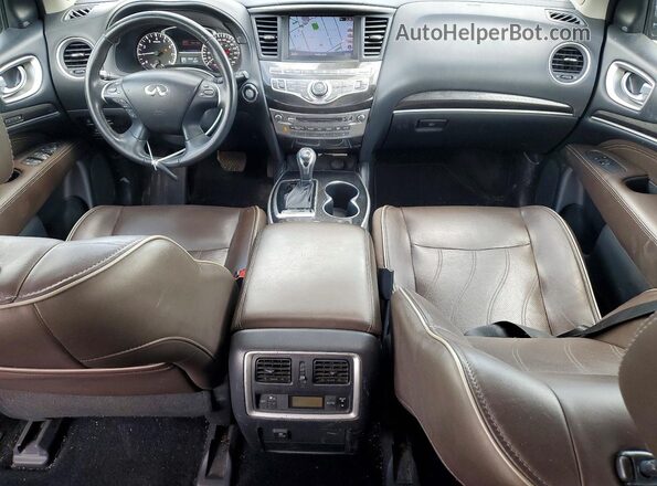 5N1DL0MM3KC511348 2019 INFINITI QX60 Gray Dashboard view