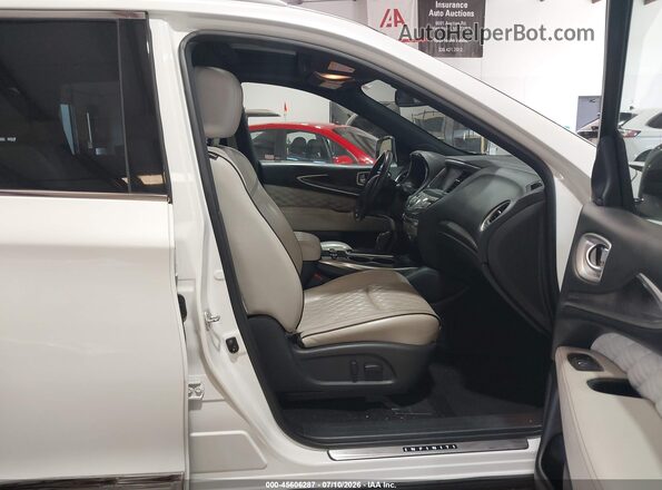 5N1DL0MM3KC529154 2019 INFINITI QX60 White Սալոնի դիմացի տեսք