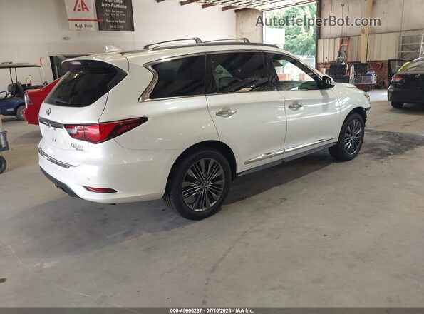 5N1DL0MM3KC529154 2019 INFINITI QX60 White Հետևի աջ